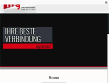 Tablet Screenshot of myconnect.ch